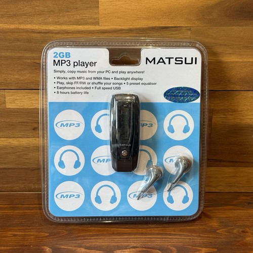 Mp3 player 2gb matsui black - mp3,