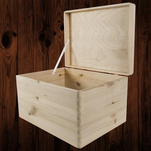 Large plain unpainted wooden - plain,