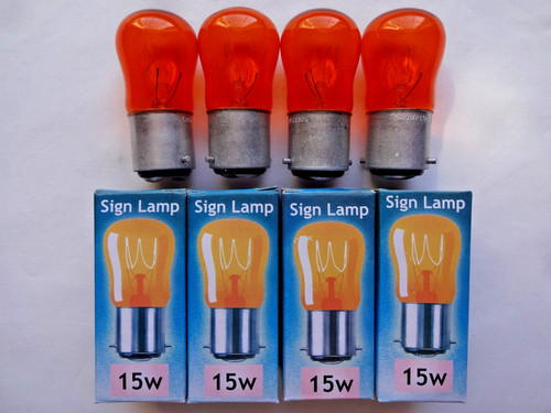 15w harlequin amber b22 - 15w,