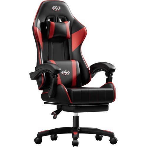 Gaming chair with - with, footrest