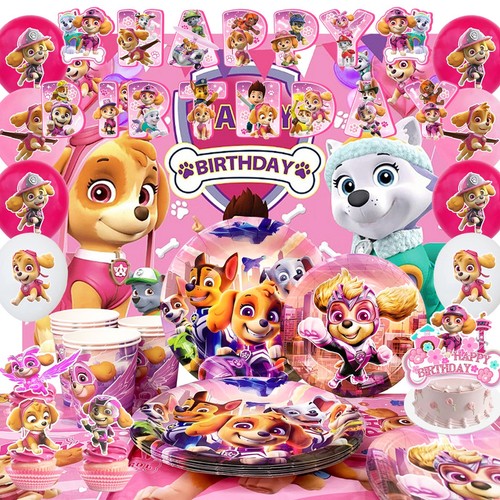 Pink paw patrol party - pink,