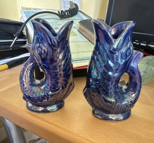 Wade gluggle jugs - colbalt, blue