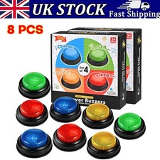 Game Show Buzzer Buttons 8 Pcs