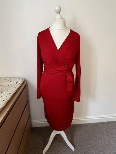 Issa london ruby red tie - london,