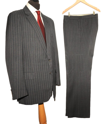 Vintage bespoke pinstripe suit - vintage,