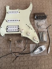 Complete Right Handed HSS Stratocaster Loaded Pickguard And Complete Tremolo