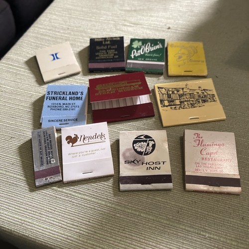 Vintage matchbook bundle - vintage,
