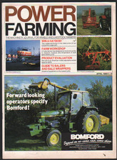 APRIL 1989 "POWER FARMING" Magazine Brochure