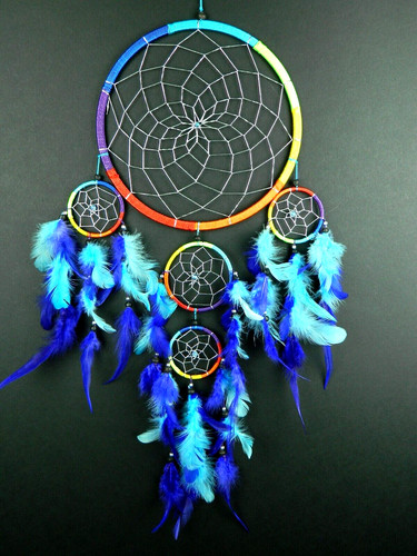 Large rainbow dream catcher - large,