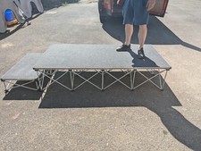 Gopak Staging Gray, 2 left 2x2m, can add step and trolley. Delivery possible,