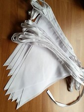 10m White Bunting Weddings