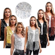 Women Fringe Vest 70s Hippie