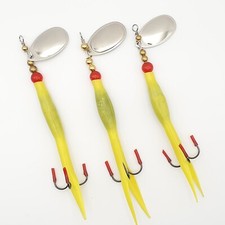 3 x Fishing Lures, 20g, Flying C, UK-Made, with Mustad Hook for Salmon & Pike