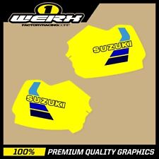SUZUKI RM 500 1984-1985 EVO MX DECALS TANK GRAPHICS STICKERS OEM 1984