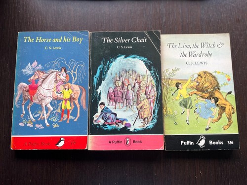 Vintage puffin narnia lot - vintage,