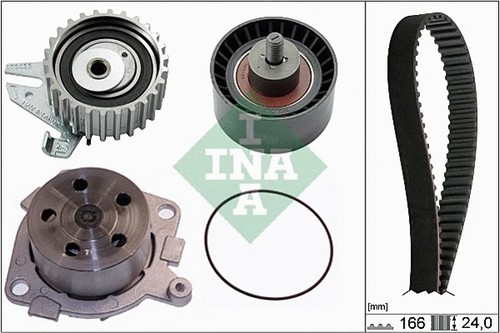 Water pump timing belt kit - pump,