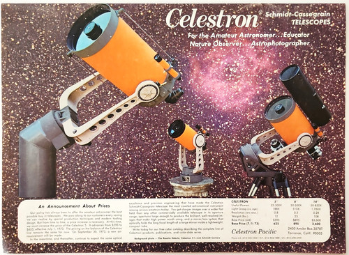 1973 celestron telescope - celestron, 5