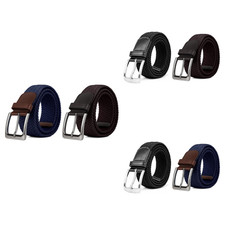 Woven Stretchy Belts 2 Pcs