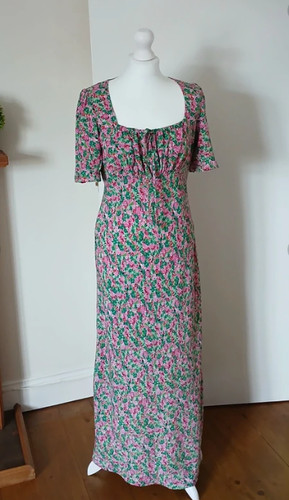 Hush floral ditsy pink - ditsy, green