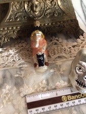 Vintage Halloween Girl & Black