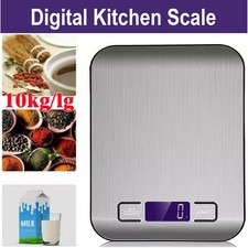 Digital 10kg Kitchen Scales Electronic Food Weight Balance LCD Postal Scale