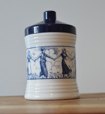 Vintage Jar Dutch Dancing Folk