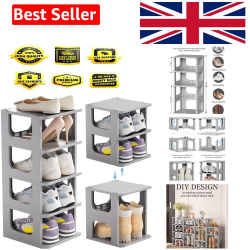 Vertical tier shoe - vertical, storage
