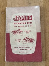 JAMES COMET 100 (L1) & CADET 150 (L15) ORIGINAL 1958 OWNERS INSTRUCTION HANDBOOK