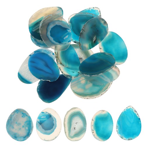 Agate light table - table, slices
