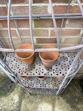 Vintage Metal Plant Shelving