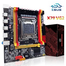 X79 VG2 Motherboard LGA 2011 Slot Support Intel Xeon V1 V2 CPU Processor DDR3 RA