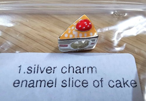 Truth charm silver slice of - silver.,