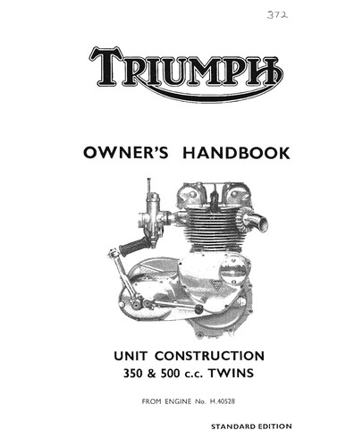 Triumph owners manual - owners,