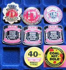 Select your 30th or 40th miner's strike anniversary badge.