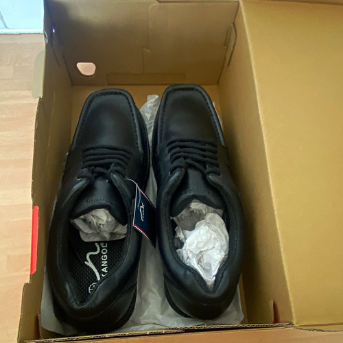 Kangol men black leather - black,