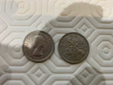 1963 Sixpence Featuring QEII