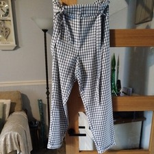 Ladies summer check trouser