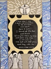 Painting By DAVID RICHARDSON. Neo Expressionism. FOLK ART. Religious. Christian