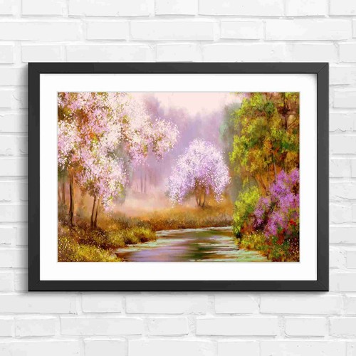 Dreamy blossom stream nature - dreamy,