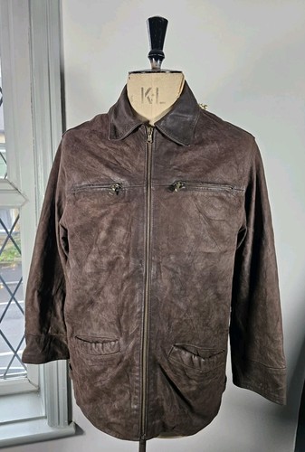 Vintage leather flying jacket - leather,