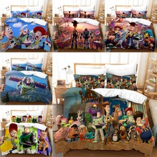 Toy story 3pcs Bedding Set Duvet Cover Comforter Cover Pillowcases Fans Gift