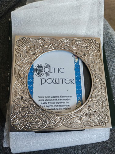 Celtic pewter photo frame bnib - celtic,