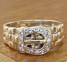 Gents 9ct Gold & Diamond