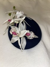 Races Gorgeous Fascinator Navy