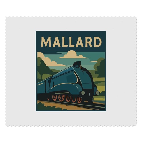 Mallard steam train lens - 'mallard,
