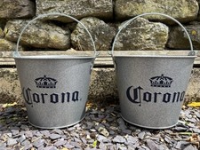 2x Brand New Metal Corona Beer