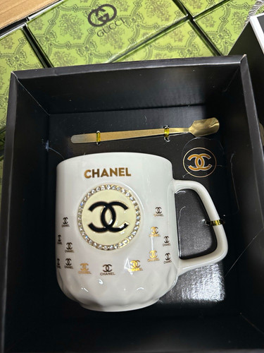 White ceramic coffee mug - mug, &
