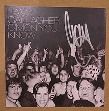Signed LIAM GALLAGHER C'mon