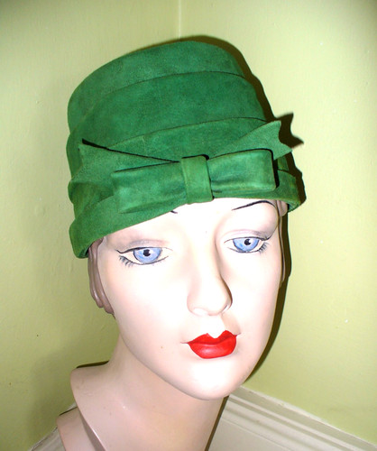 1950 green suede - green,