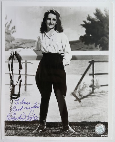 Elizabeth taylor signed - taylor,